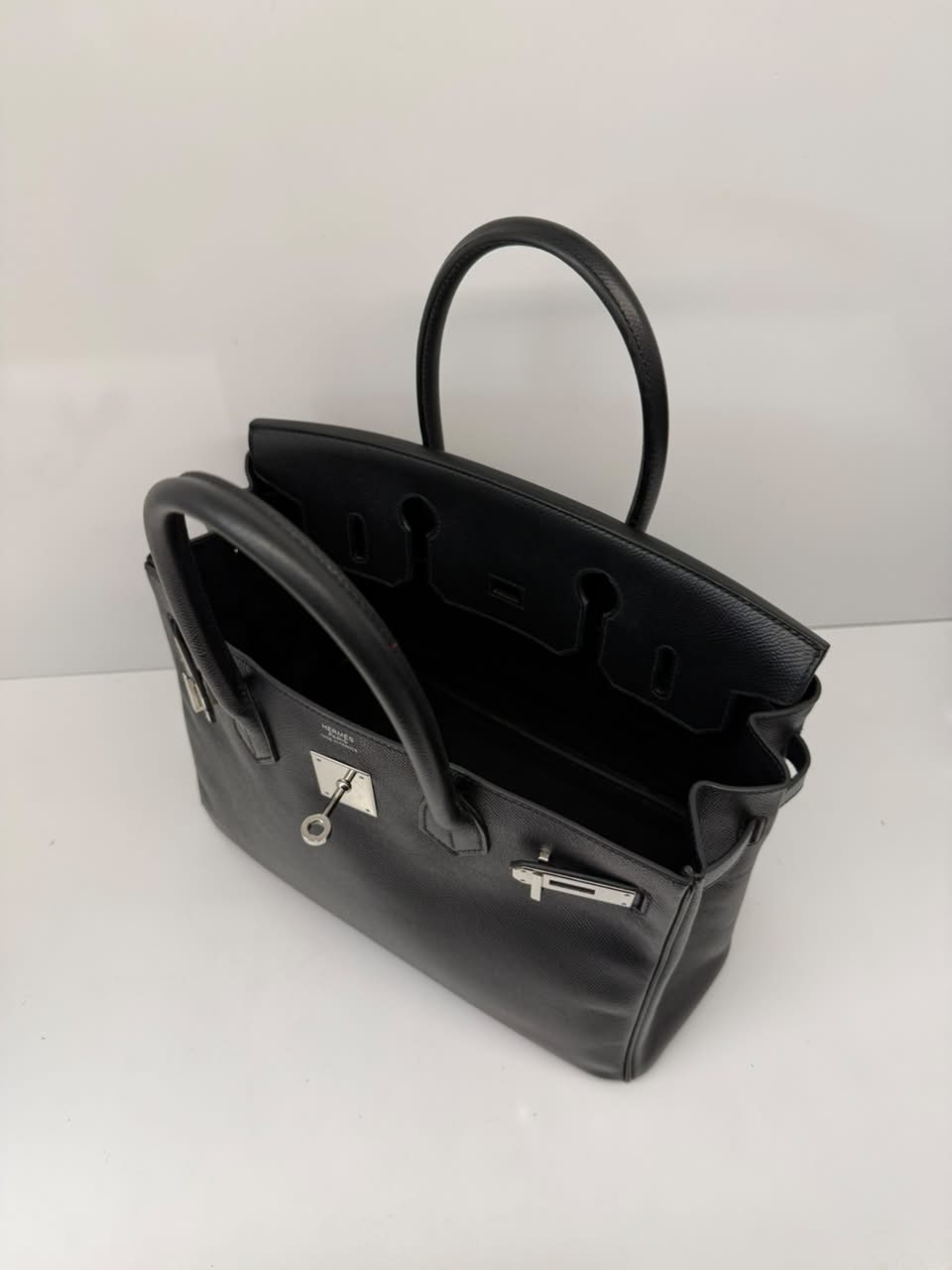 BLACK BIRKIN 30 EPSOM LEATHER PALLADIUM HARDWARE