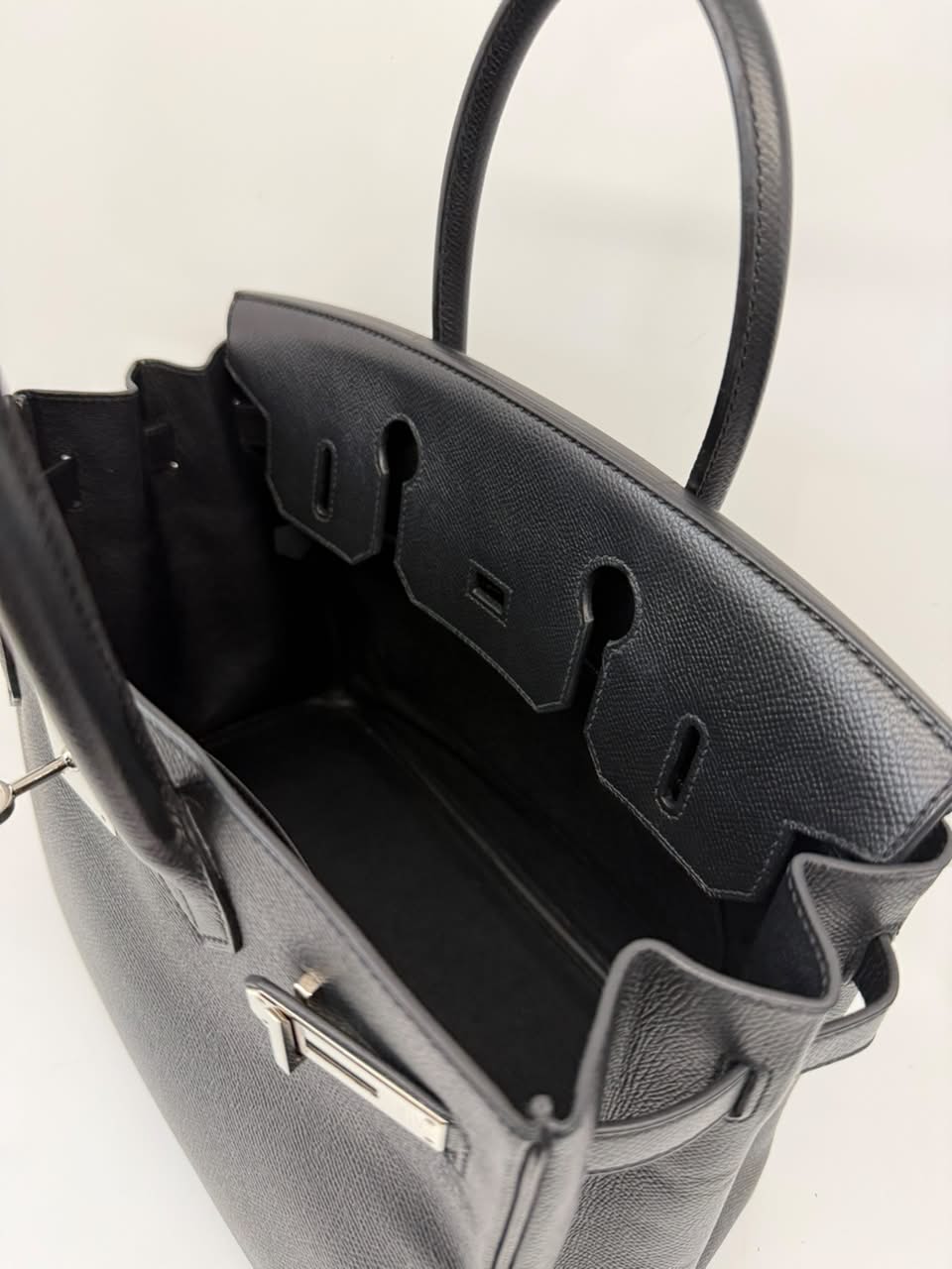 BLACK BIRKIN 30 EPSOM LEATHER PALLADIUM HARDWARE