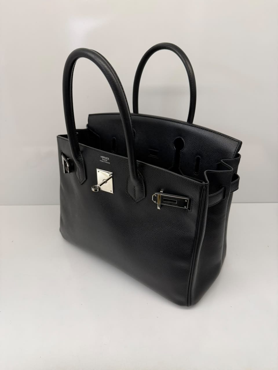 BLACK BIRKIN 30 EPSOM LEATHER PALLADIUM HARDWARE