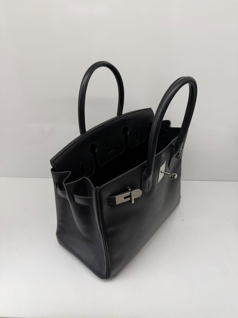 BLACK BIRKIN 30 EPSOM LEATHER PALLADIUM HARDWARE