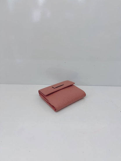 PEACH MICROGUCCISSIMA BI-FOLD WALLET