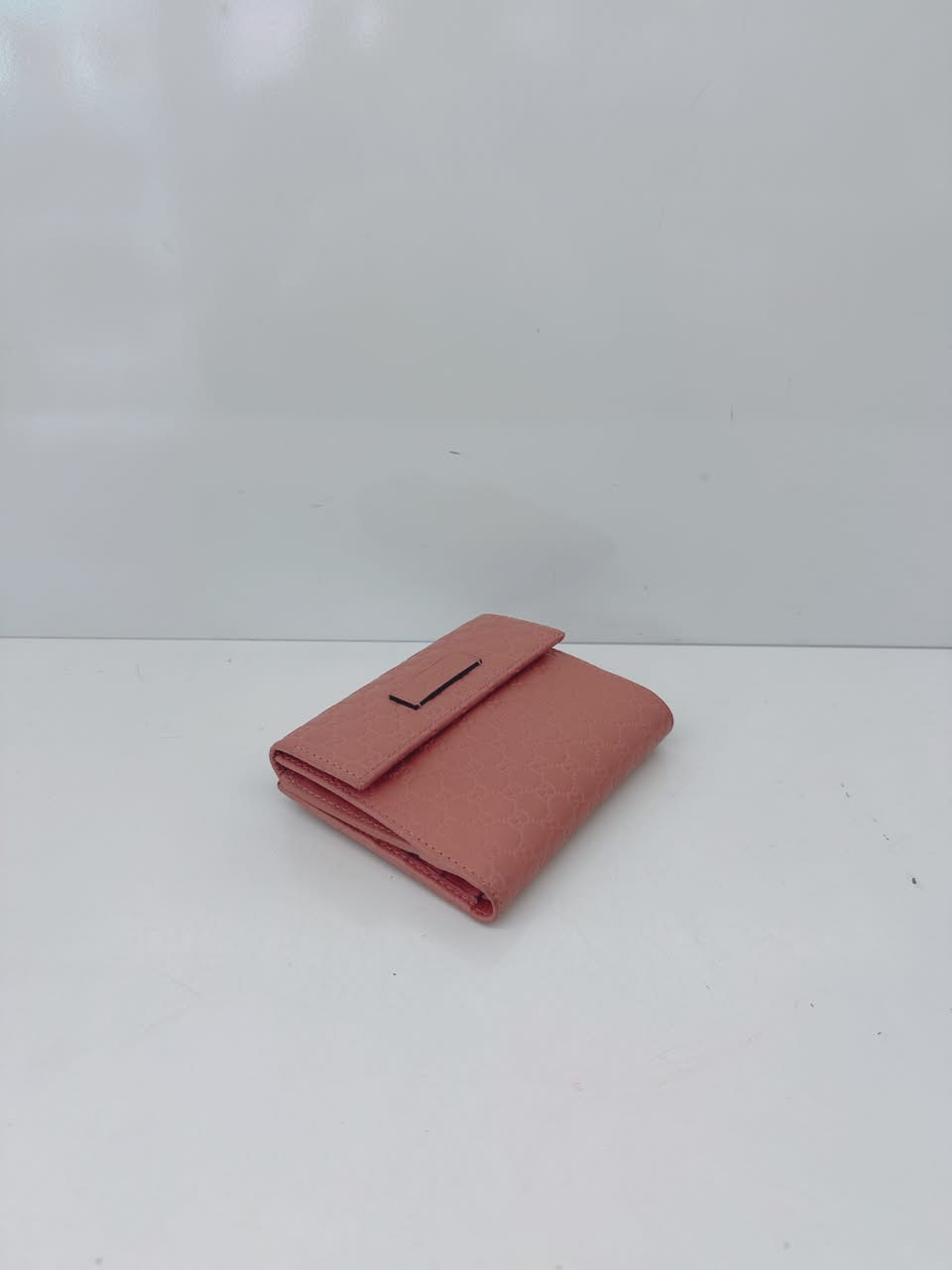 PEACH MICROGUCCISSIMA BI-FOLD WALLET