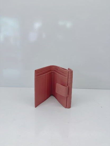 PEACH MICROGUCCISSIMA BI-FOLD WALLET