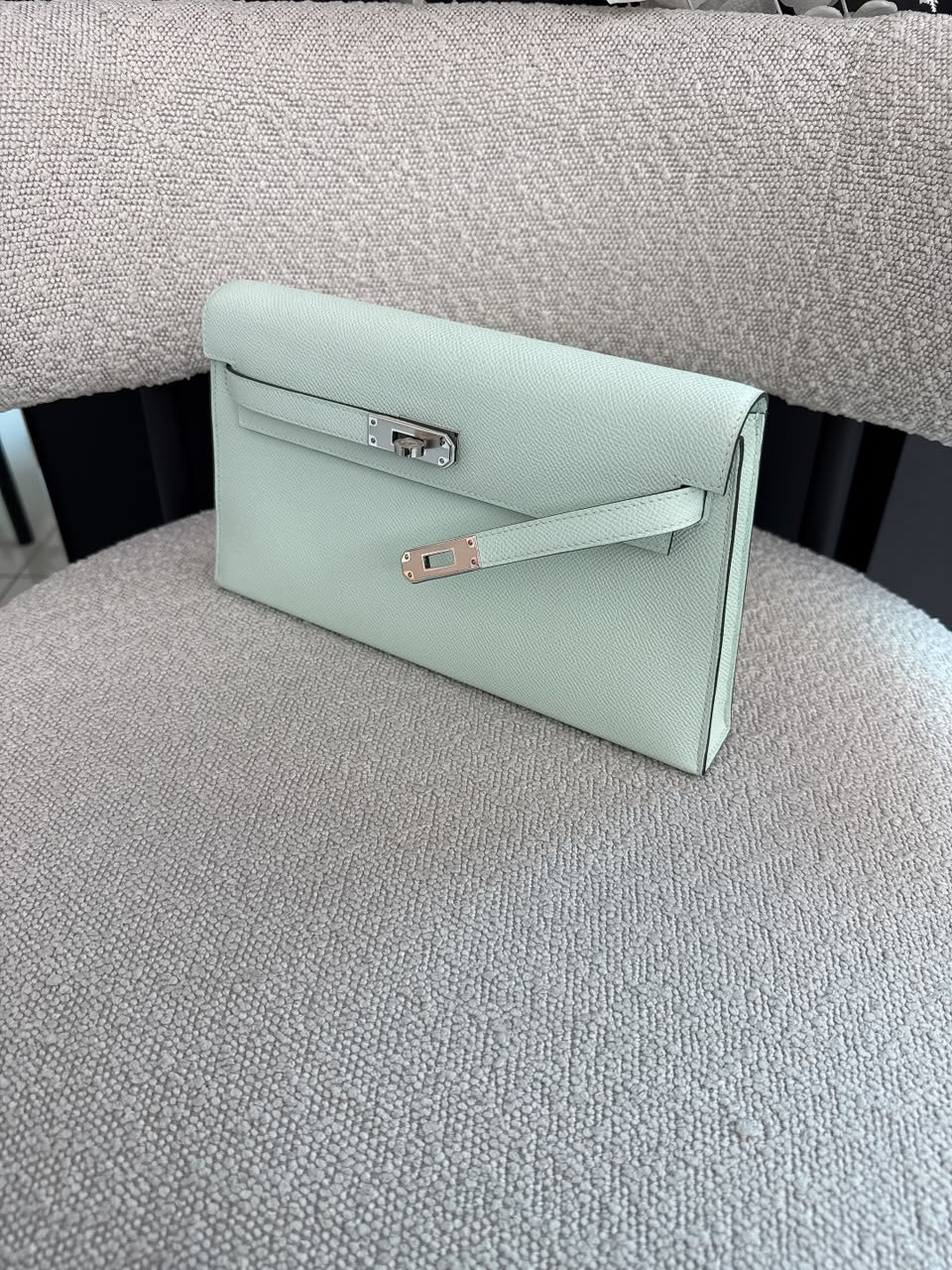 KELLY ELAN VERT PEPPERMINT EPSOM PALLADIUM HARDWARE
