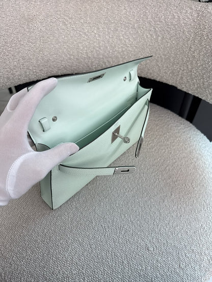 KELLY ELAN VERT PEPPERMINT EPSOM PALLADIUM HARDWARE