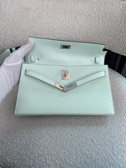 KELLY ELAN VERT PEPPERMINT EPSOM PALLADIUM HARDWARE