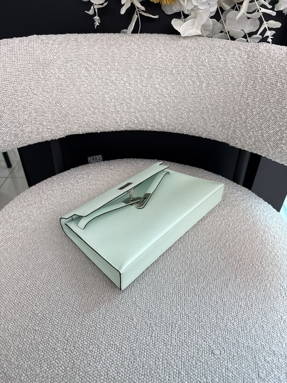KELLY ELAN VERT PEPPERMINT EPSOM PALLADIUM HARDWARE