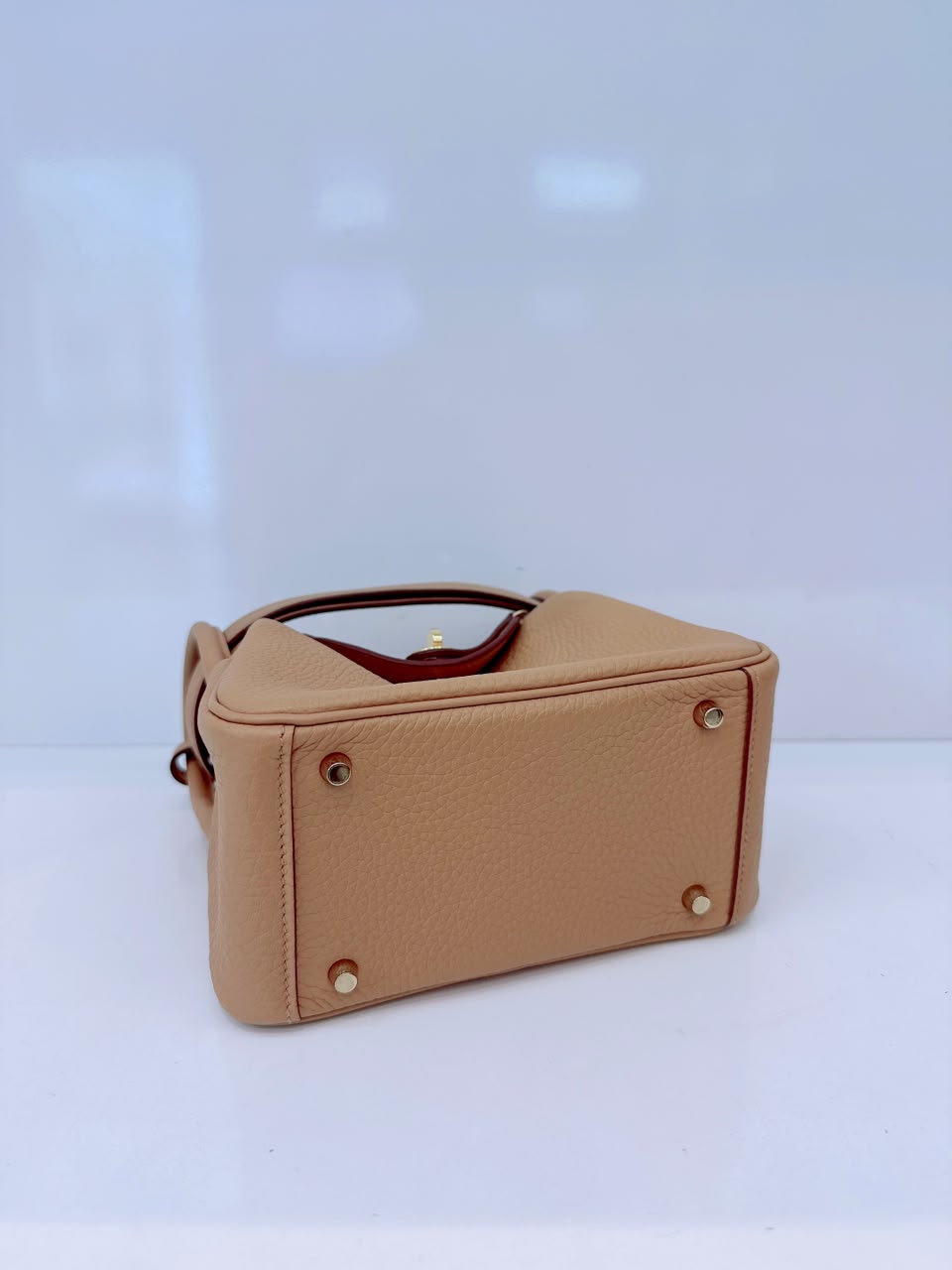 BISCUIT MINI LINDY 20 CLEMENCE LEATHER GOLD HARDWARE
