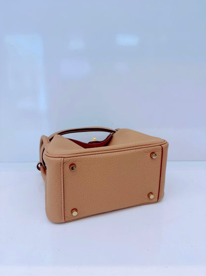 BISCUIT MINI LINDY 20 CLEMENCE LEATHER GOLD HARDWARE