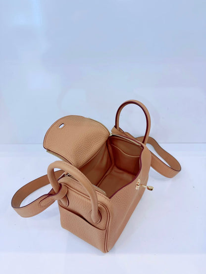 BISCUIT MINI LINDY 20 CLEMENCE LEATHER GOLD HARDWARE
