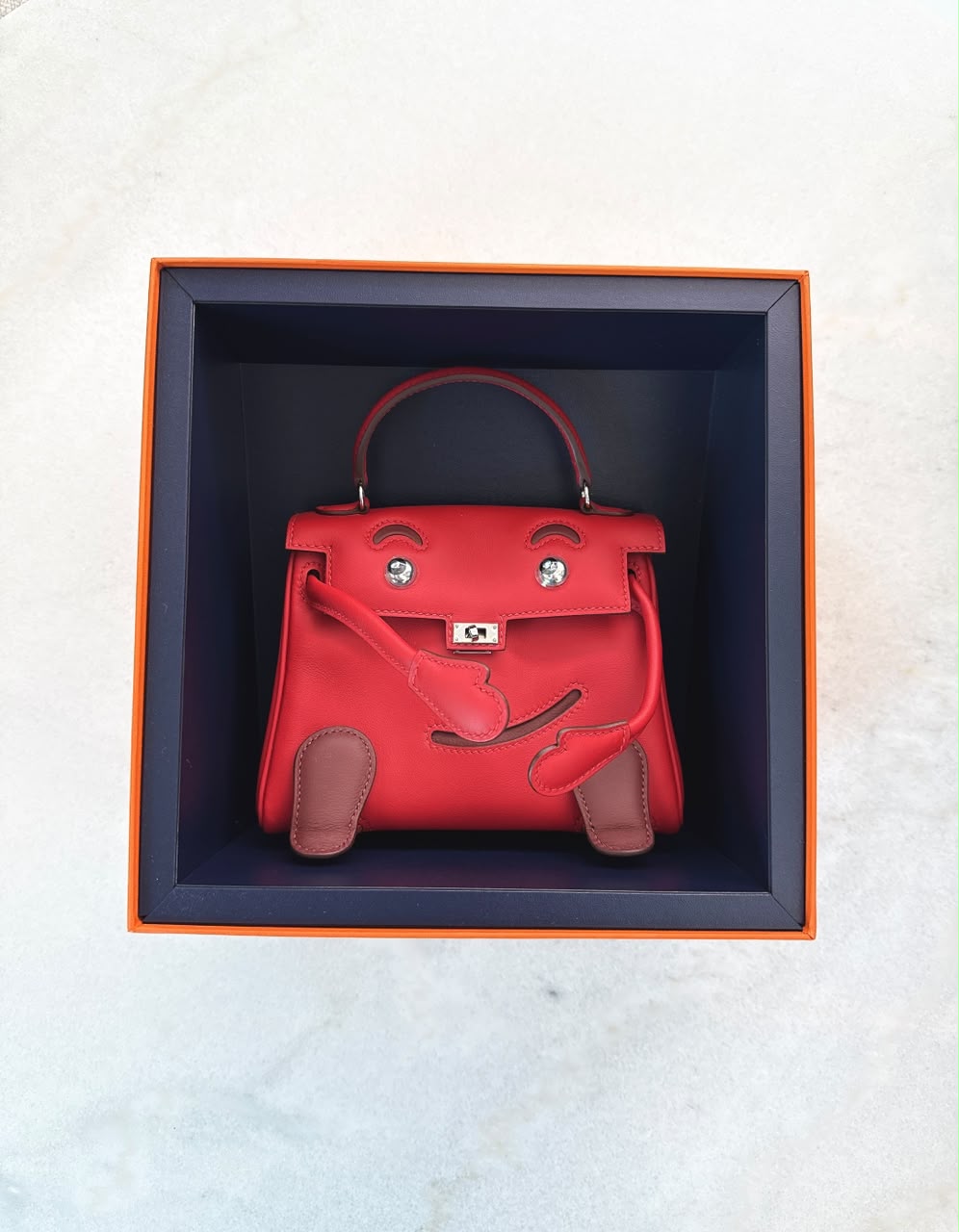 KELLY DOLL ROUGE RADIEUX AND ROUGE H SWIFT PALLADIUM HARDWARE