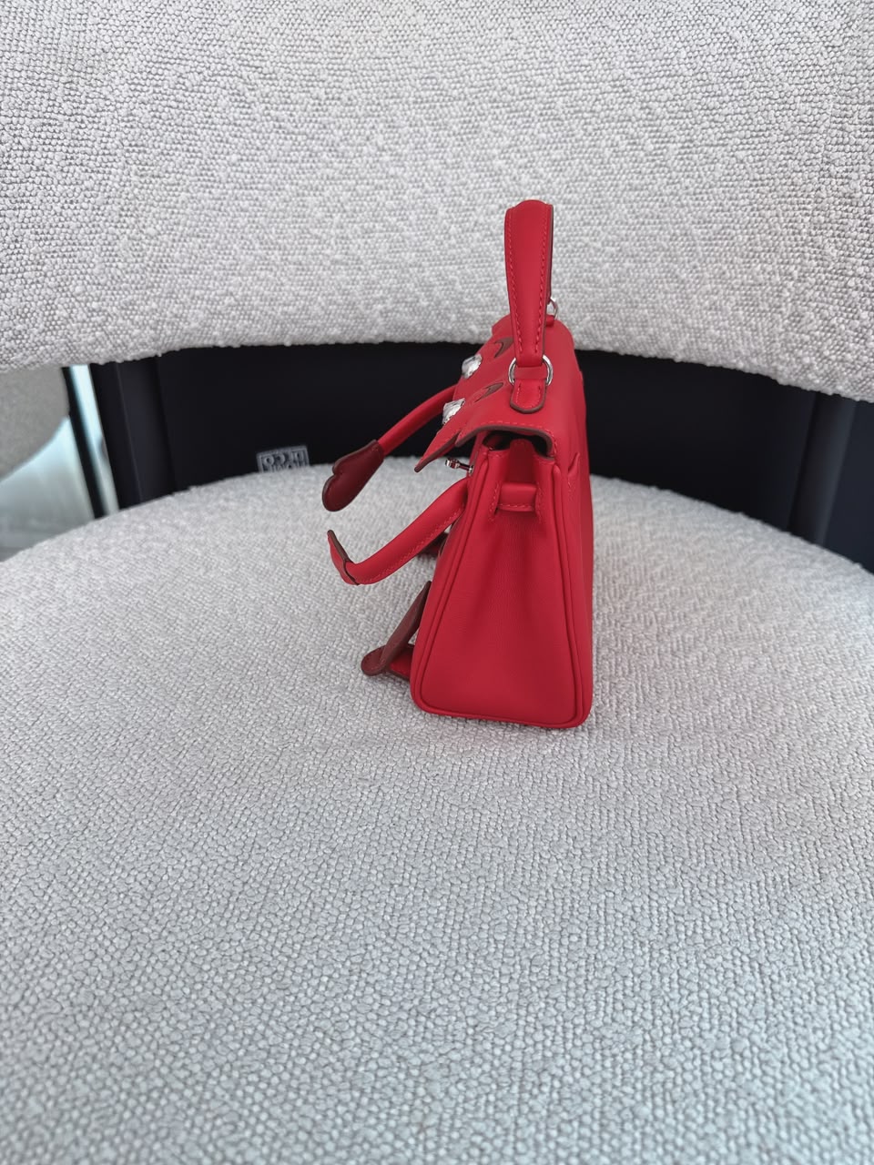 KELLY DOLL ROUGE RADIEUX AND ROUGE H SWIFT PALLADIUM HARDWARE