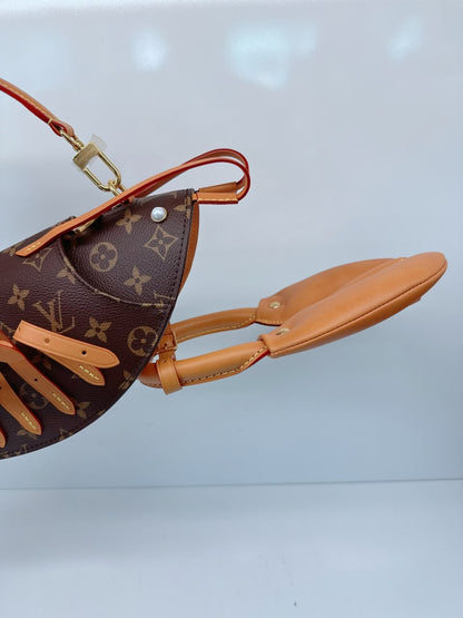 BROWN MONOGRAM CANVAS LOBSTER WEARABLE WALLET