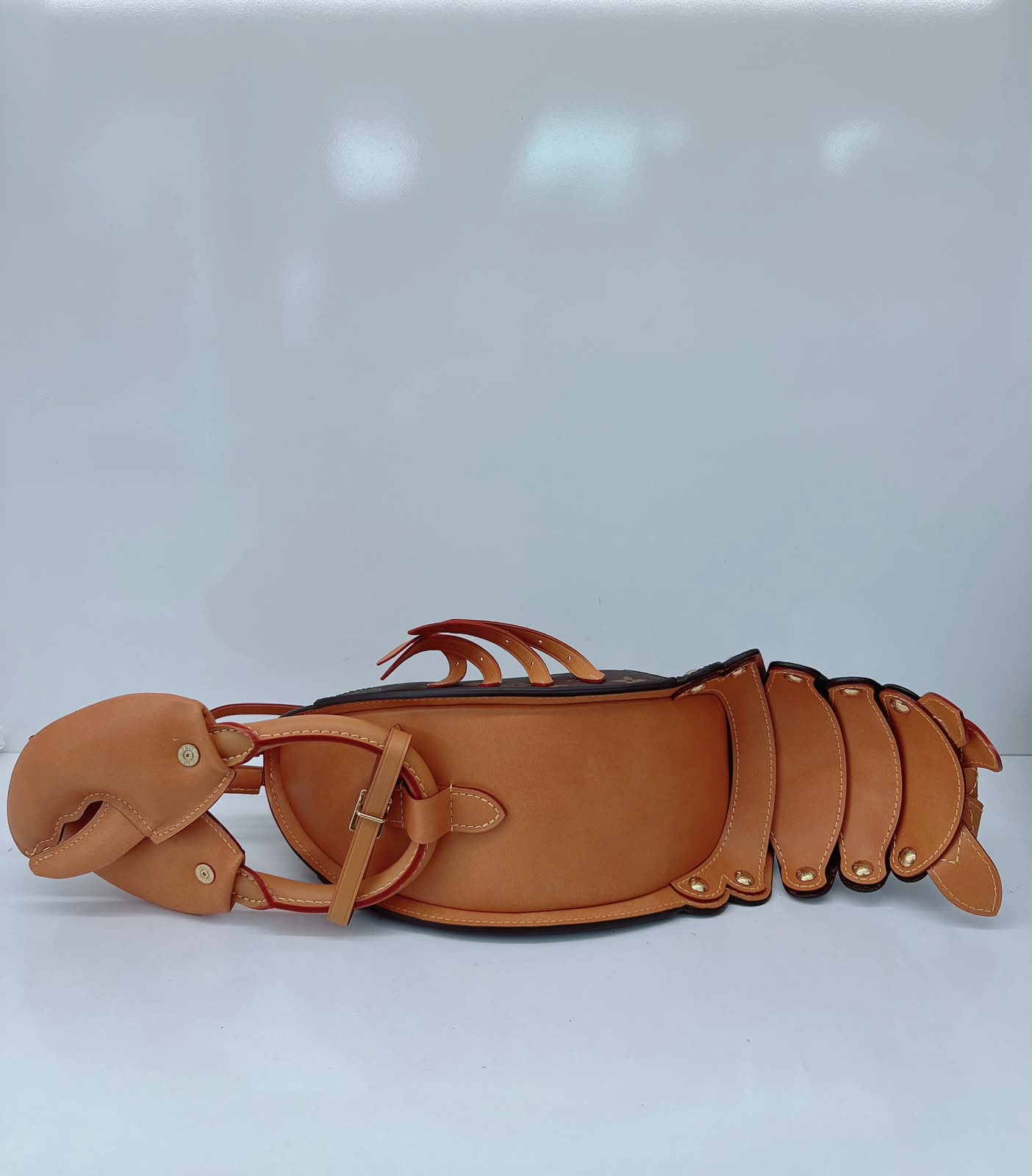 BROWN MONOGRAM CANVAS LOBSTER WEARABLE WALLET