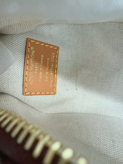 BROWN MONOGRAM CANVAS LOBSTER WEARABLE WALLET