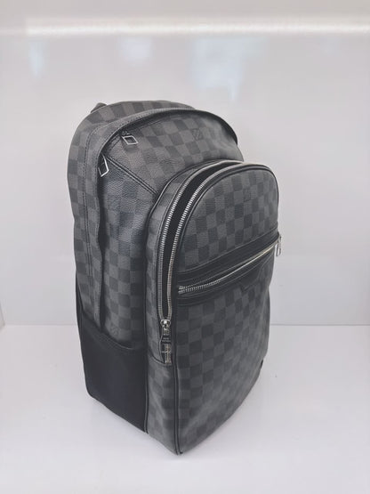 BLACK GREY DAMIER GRAPHITE MICHAEL BACKPACK