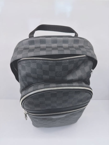 BLACK GREY DAMIER GRAPHITE MICHAEL BACKPACK