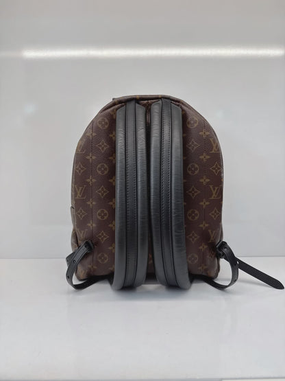 BROWN BLACK MONOGRAM CANVAS PALM SPRING MM BACKPACK