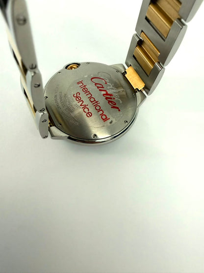18K YELLOW GOLD AND STAINLESS STEEL BALLON BLEU WRISTWATCH 42MM