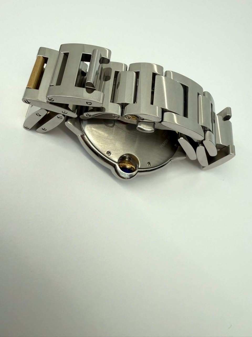 18K YELLOW GOLD AND STAINLESS STEEL BALLON BLEU WRISTWATCH 42MM