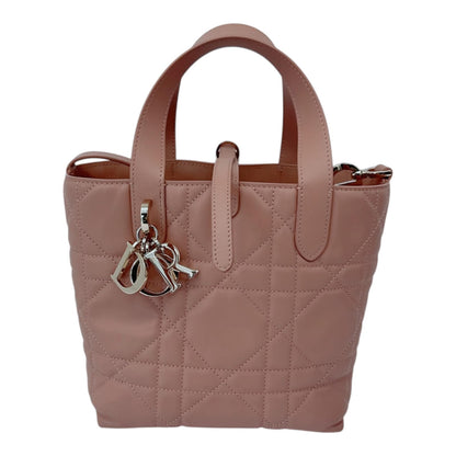 ROSE DES VENTS CALFSKIN MACROCANNAGE SMALL TOUJOURS VERTICAL TOTE