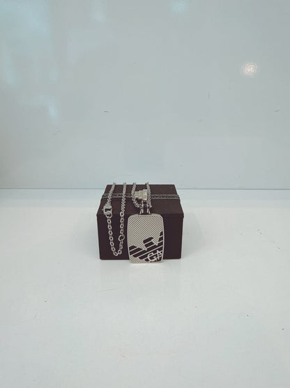 MEN'S STAINLESS STEEL PENDANT AND BRACELET SET