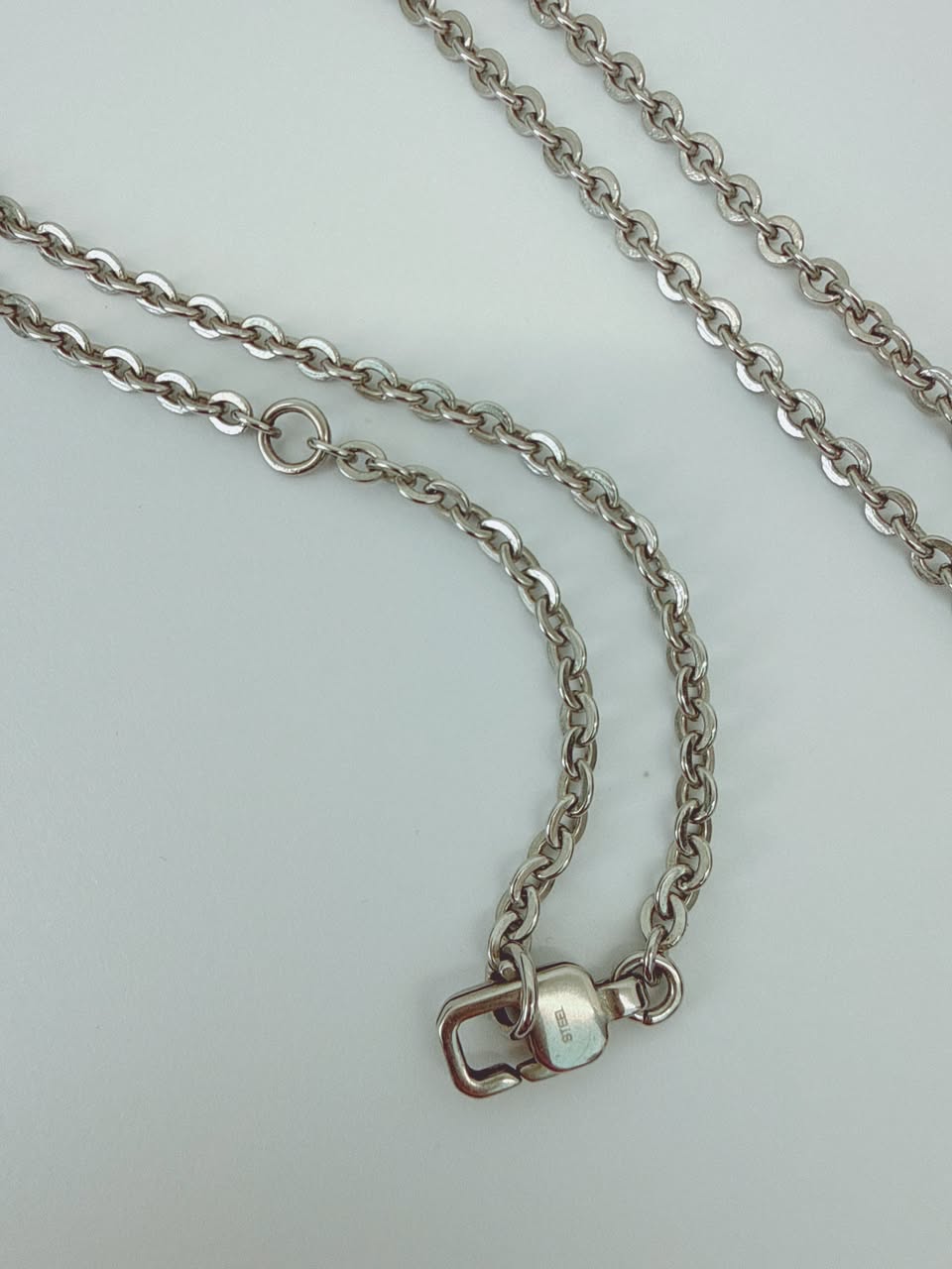 MEN'S STAINLESS STEEL PENDANT AND BRACELET SET