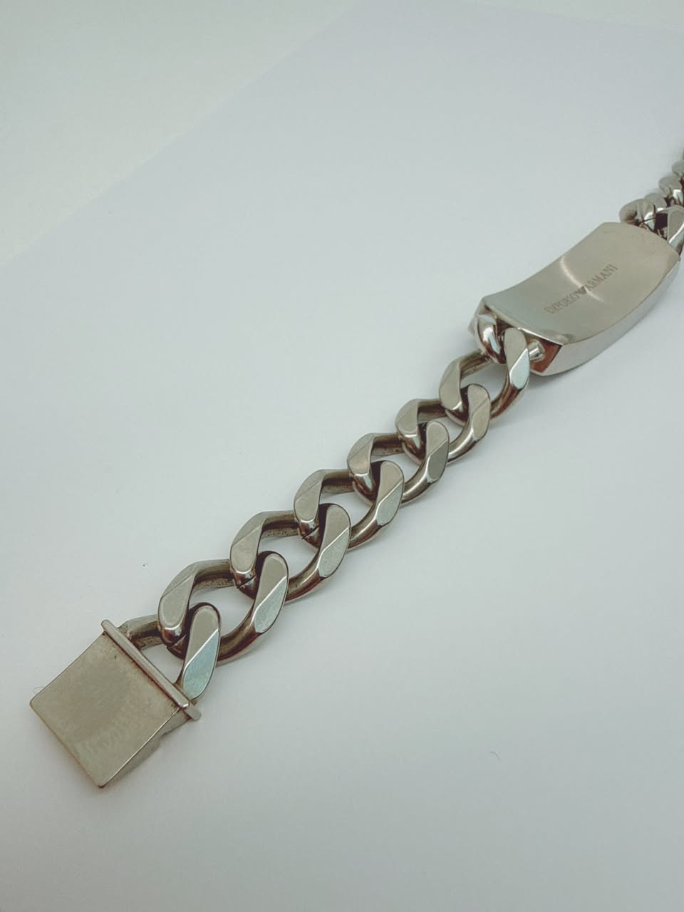 MEN'S STAINLESS STEEL PENDANT AND BRACELET SET