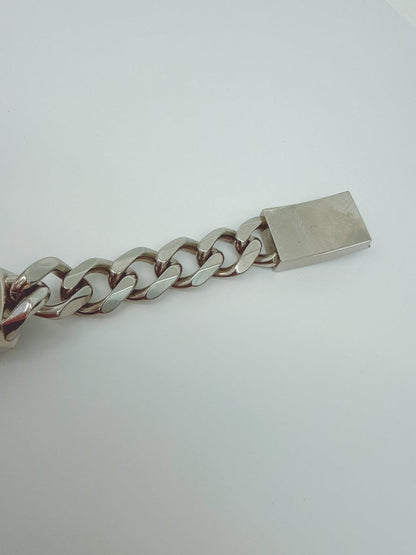 MEN'S STAINLESS STEEL PENDANT AND BRACELET SET
