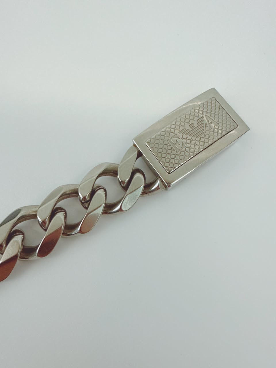 MEN'S STAINLESS STEEL PENDANT AND BRACELET SET