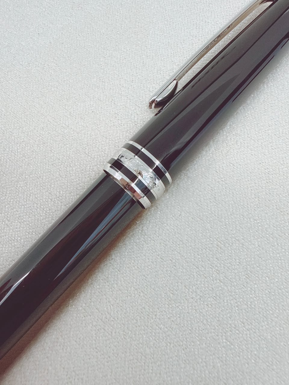 BLACK MEISTERSTUCK CLASSIQUE DIAMOND ROLLERBALL PEN