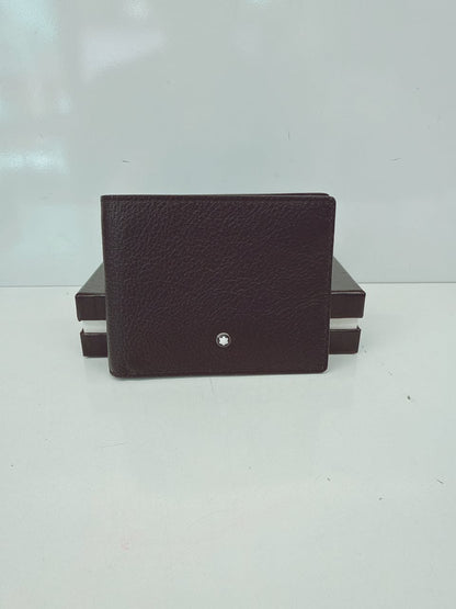 BLACK GRAIN LEATHER 6CC CLASSIC BIFOLD WALLET