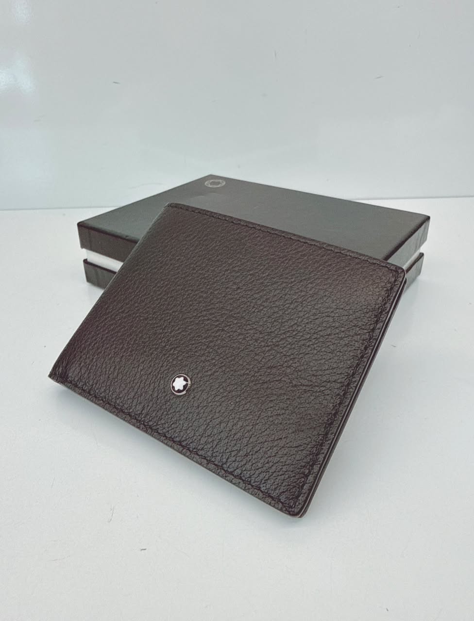BLACK GRAIN LEATHER 6CC CLASSIC BIFOLD WALLET