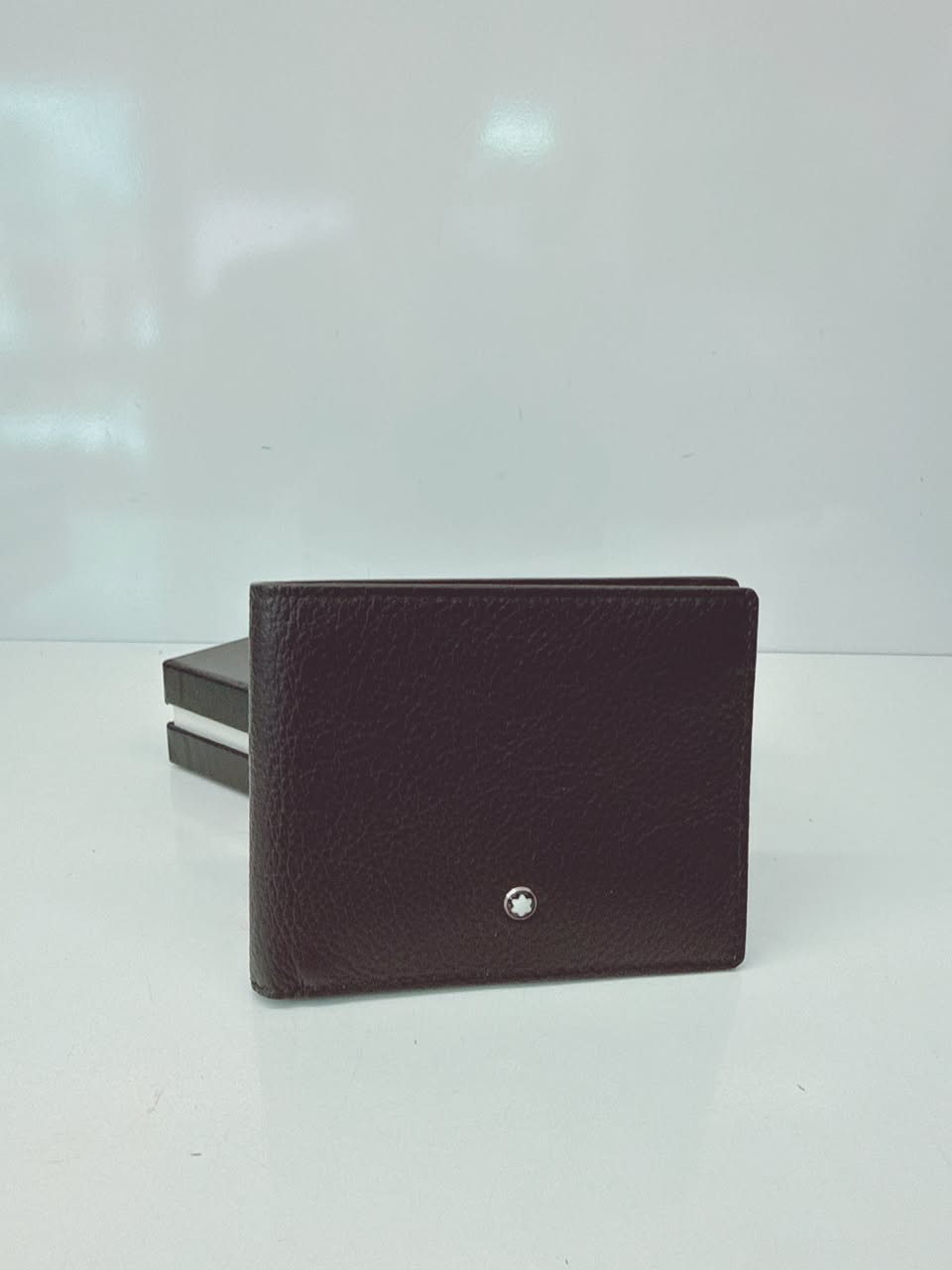 BLACK GRAIN LEATHER 6CC CLASSIC BIFOLD WALLET