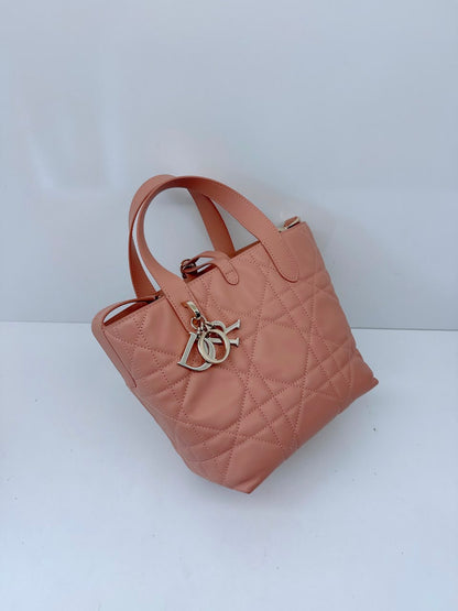 ROSE DES VENTS CALFSKIN MACROCANNAGE SMALL TOUJOURS VERTICAL TOTE