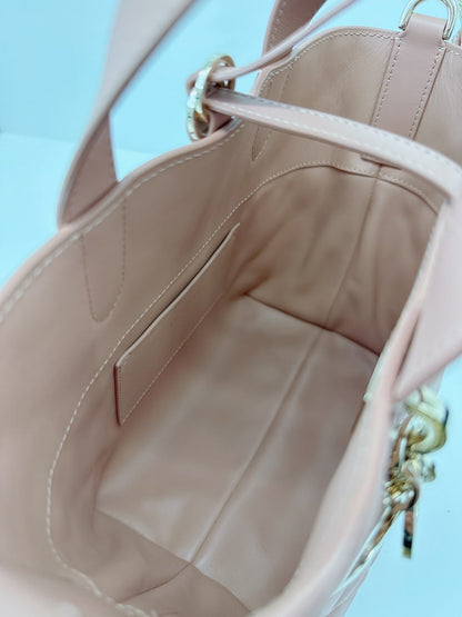 ROSE DES VENTS CALFSKIN MACROCANNAGE SMALL TOUJOURS VERTICAL TOTE