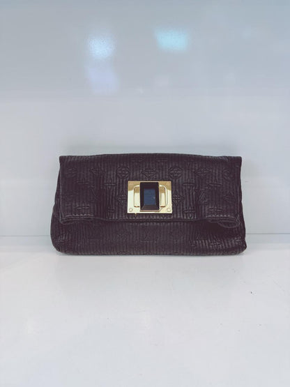 BLACK ALTAIR MONOGRAM MOTARD POCHETTO CLUTCH BAG