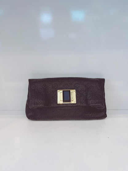 BLACK ALTAIR MONOGRAM MOTARD POCHETTO CLUTCH BAG