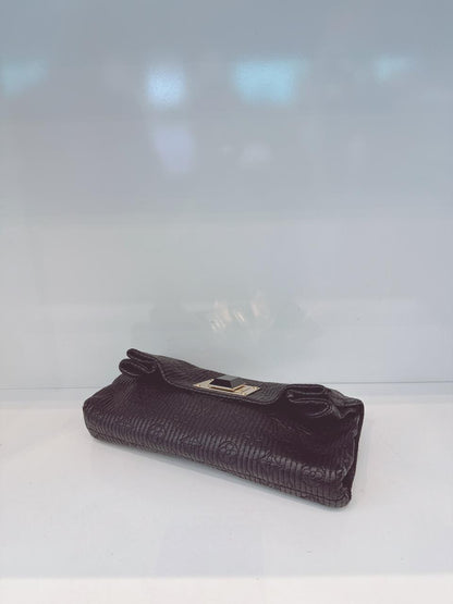 BLACK ALTAIR MONOGRAM MOTARD POCHETTO CLUTCH BAG