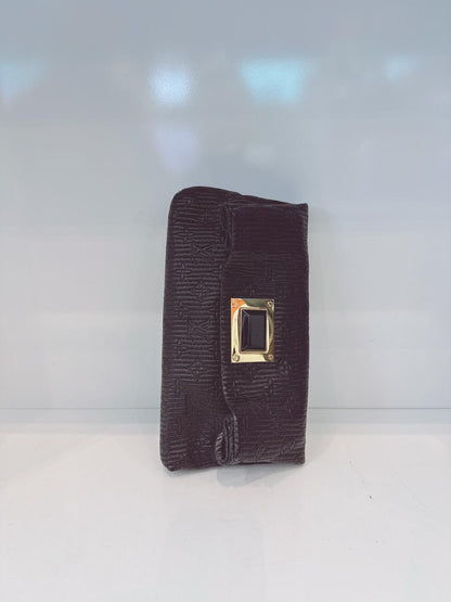 BLACK ALTAIR MONOGRAM MOTARD POCHETTO CLUTCH BAG