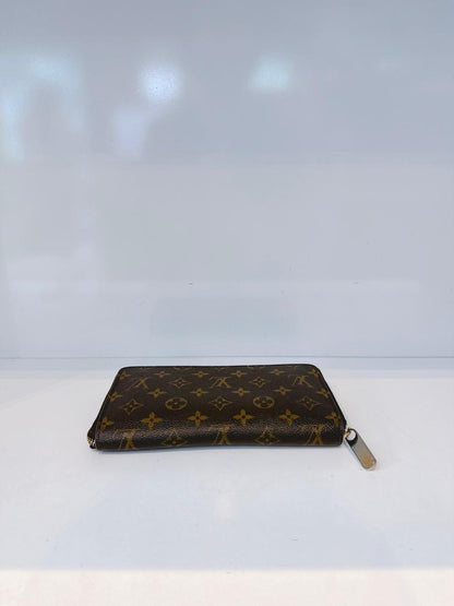 BROWN MONOGRAM CANVAS ZIPPY ORGANIZER WALLET