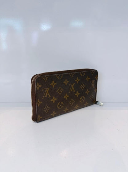 BROWN MONOGRAM CANVAS ZIPPY ORGANIZER WALLET
