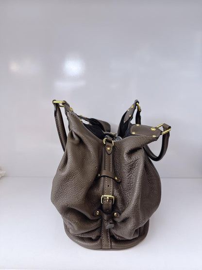 ELEPHANT MONOGRAM MAHINA LEATHER L BAG