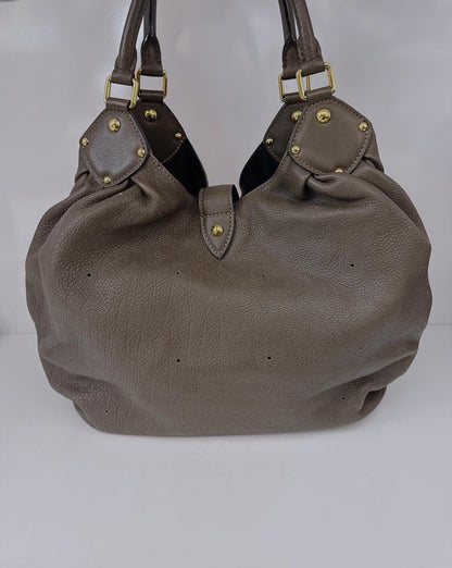 ELEPHANT MONOGRAM MAHINA LEATHER L BAG