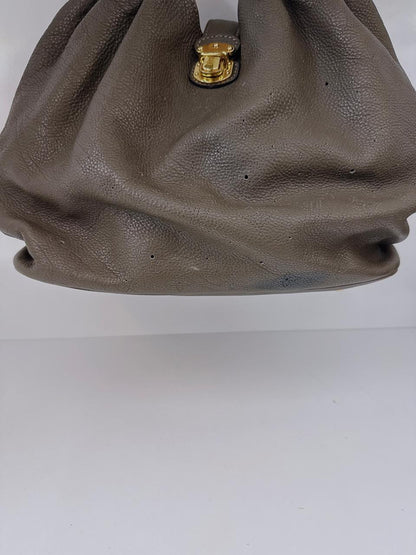 ELEPHANT MONOGRAM MAHINA LEATHER L BAG