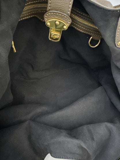 ELEPHANT MONOGRAM MAHINA LEATHER L BAG