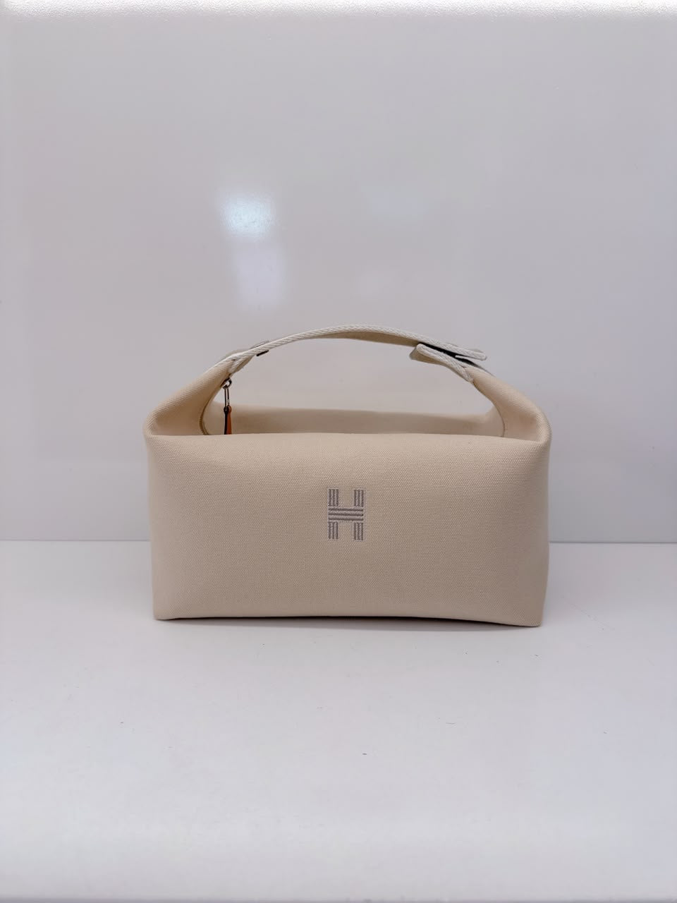 NATUREL COTTON  CANVAS BRIDE-A-BRAC CASE, LARGE MODEL