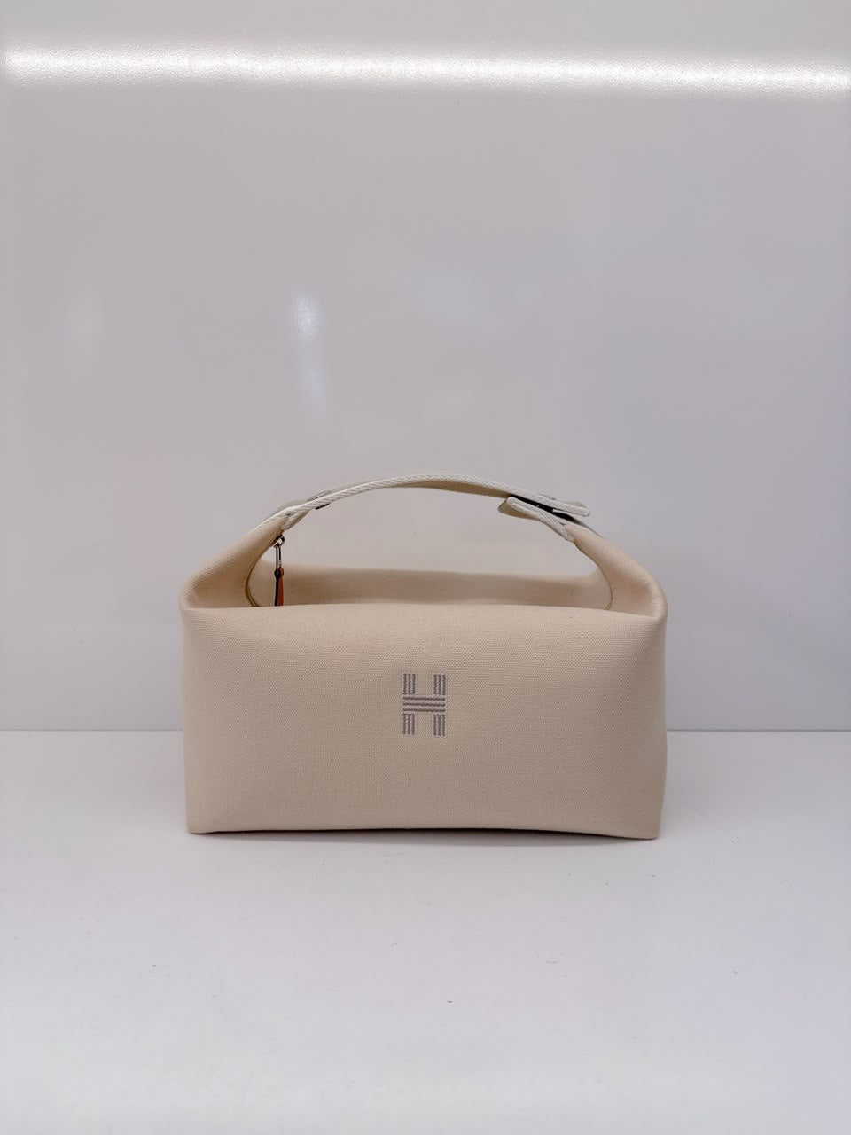 NATUREL COTTON  CANVAS BRIDE-A-BRAC CASE, LARGE MODEL