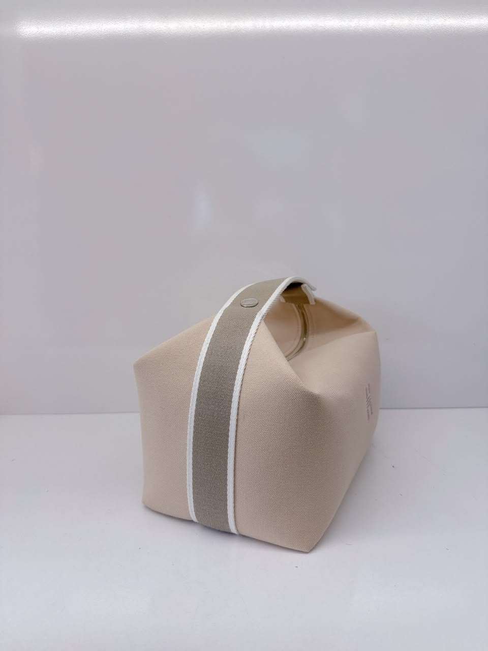 NATUREL COTTON  CANVAS BRIDE-A-BRAC CASE, LARGE MODEL