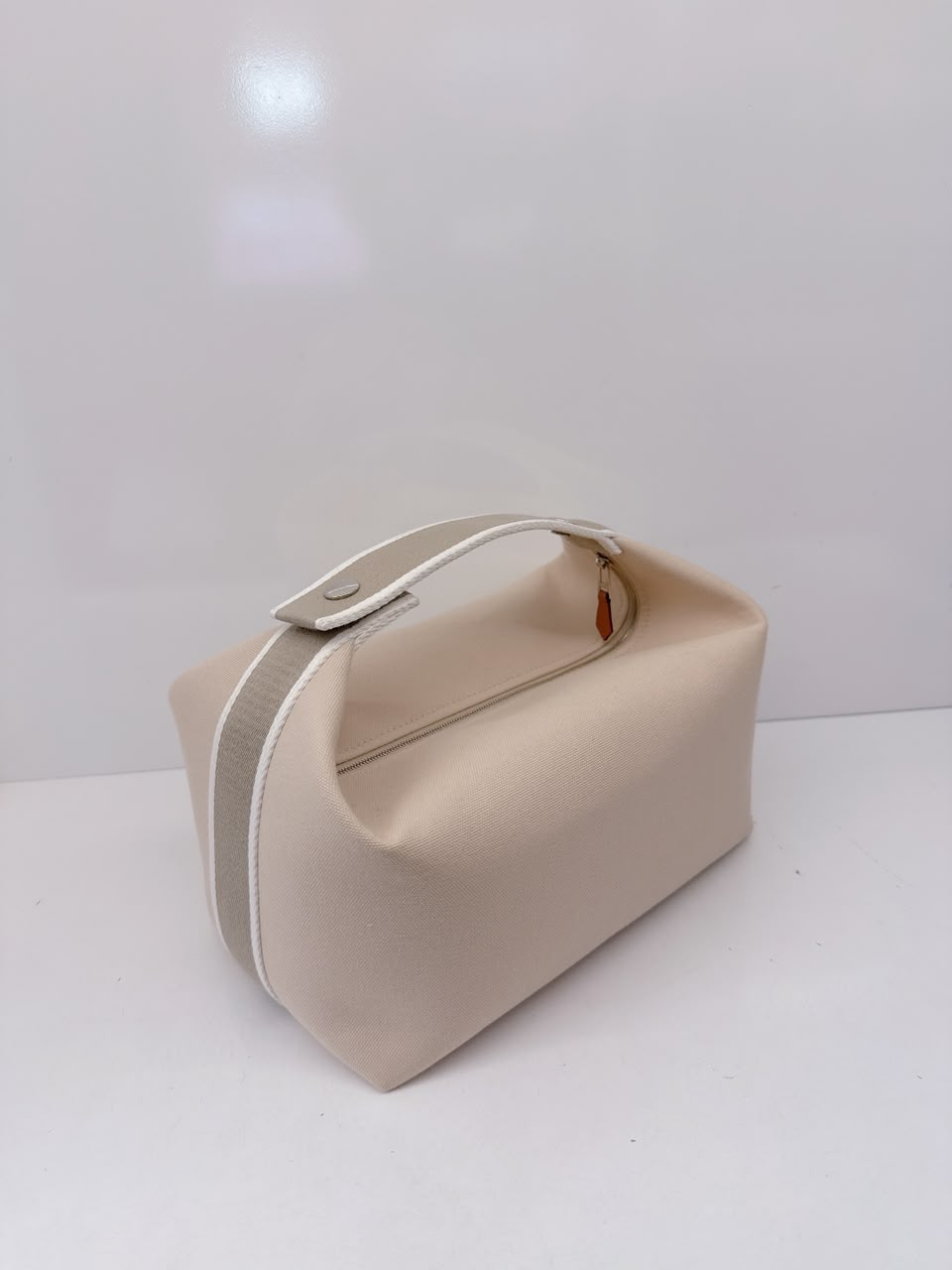 NATUREL COTTON  CANVAS BRIDE-A-BRAC CASE, LARGE MODEL